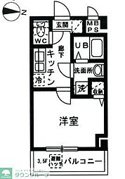 YAMATE 1Kの間取図画像