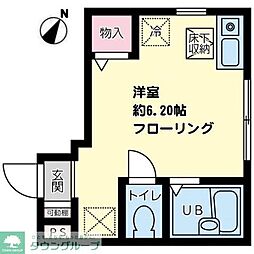 k-flat湘南 ワンルームの間取図画像