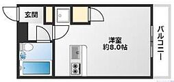 太田ビルワコーエレガンス本郷台 ワンルームの間取図画像