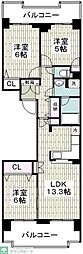 サン・ステージ緑園都市東の街7番館 3LDKの間取図画像