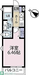 Glanz藤沢 1Kの間取図画像