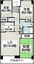 クエスト山手台 4LDKの間取図画像