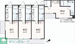 藤沢市本町4丁目アパート ワンルームの間取図画像