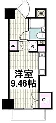 ペルソナージュ横浜 ワンルームの間取図画像