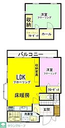 WISMA 2LDKの間取図画像