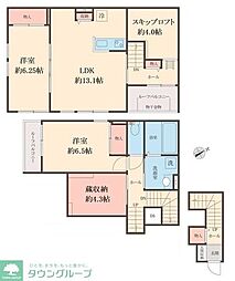 MAISON LIMONAIA 2LDKの間取図画像