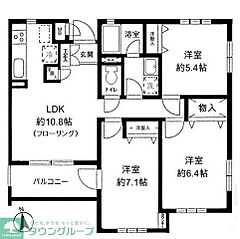 物件の間取り