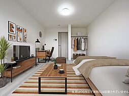 ブルーベイgyoda3 203 2階1Kのリビング/ダイニング