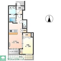 間取図画像 1LDK