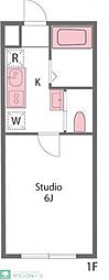 CLAIUS 1階1Kの間取り