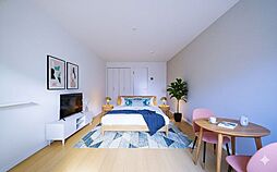 キャビン彩風 201 2階1Kのリビング/ダイニング