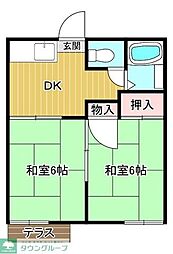間取図画像 2DK
