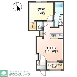 間取図画像 1LDK