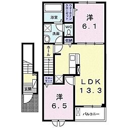 間取図画像 1LDK