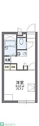 レオパレスイターナル 1Kの間取図画像
