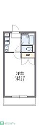 レオパレスゴールド・レジデンスエーデル 1Kの間取図画像