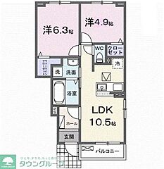 物件の間取り