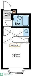 b'CASA吹上2re-born ワンルームの間取図画像
