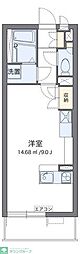 レオパレスミランダセレッソサード ワンルームの間取図画像