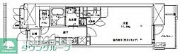 ジュエルコート熊谷2 1Kの間取図画像