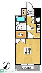 センチュリー鴻巣第一 1Kの間取図画像