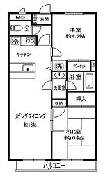 WinBroomFUKAYA 2LDKの間取図画像