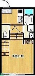 パーチェ飯田 1Kの間取図画像