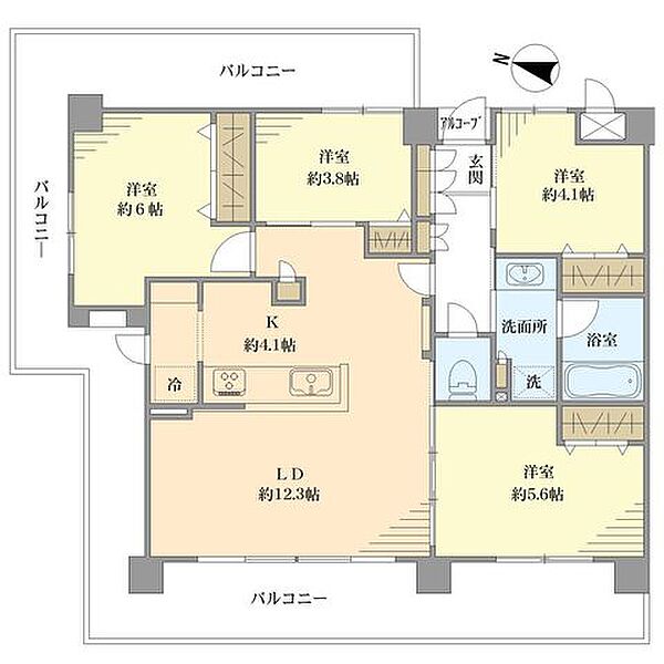 間取り：326000271397