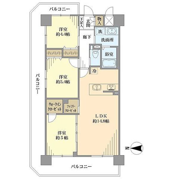 間取りを拡大表示