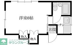 M&M 1Kの間取図画像