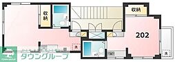 ラ・ガーディア平岡町 ワンルームの間取図画像