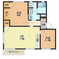 物件の間取り