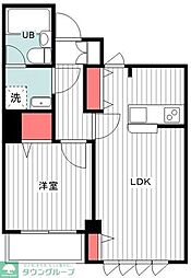 アゴラビル 1LDKの間取図画像