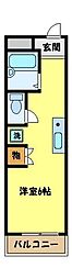 宮崎ビル ワンルームの間取図画像