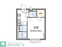 クレイノタイキョウ 1Kの間取図画像