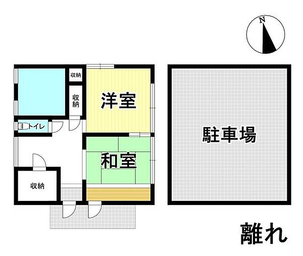 離れ間取り図