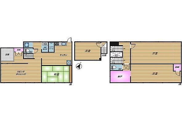 間取り 豊見城市上田　売戸建