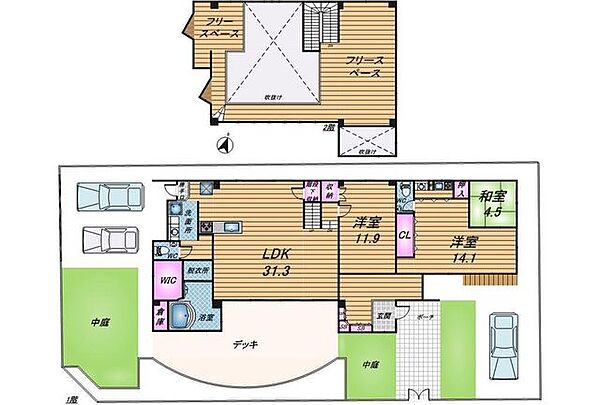 間取り：347000044823