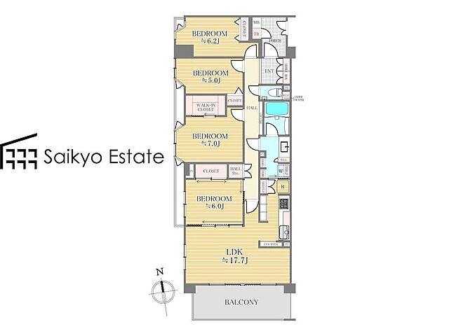 間取り アデニウム吉祥寺 2階/-