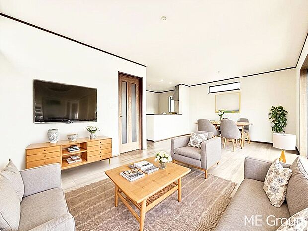 ■さりげないデザインが日常をセンスよく演出※家具はCGです