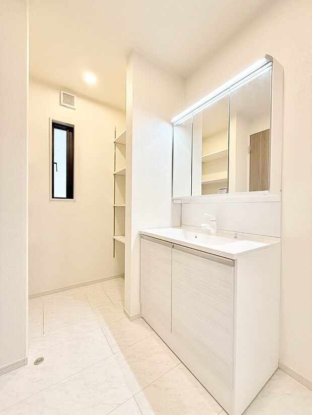 ■お洒落で清潔感のある洗面所