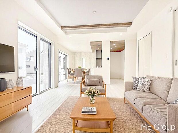 ■さりげないデザインが日常をセンスよく演出※家具はCGです