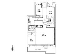 間取図画像 3LDK