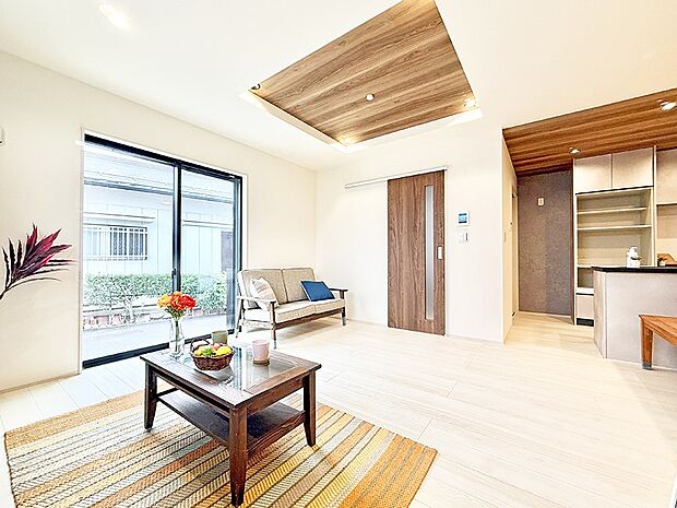 ■心落ち着く場所、ゆったり過ごせるリビング