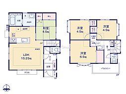 相模原市緑区相原　中古戸建 4LDKの間取り