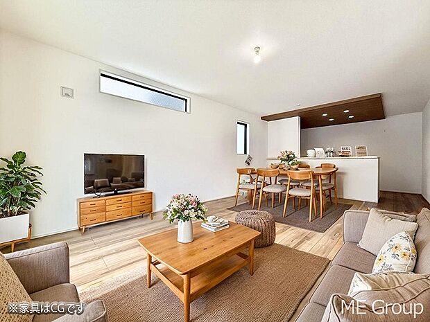 ■心落ち着く場所、ゆったり過ごせるリビング