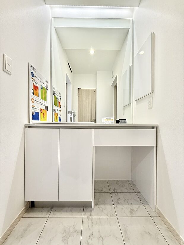 ■朝の準備がスムーズにできる広さです