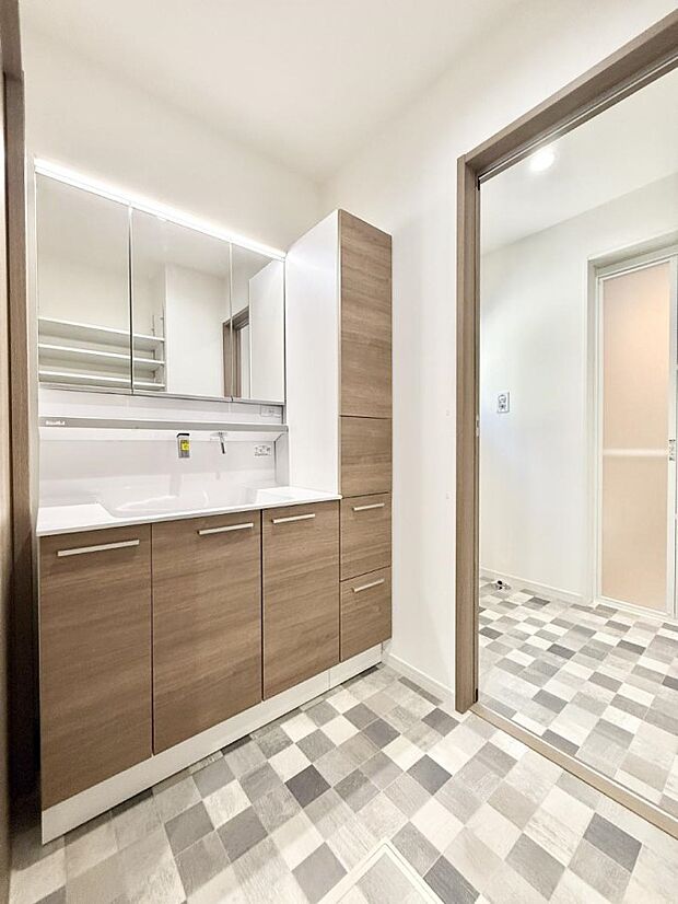 ■朝の準備がスムーズにできる広さです