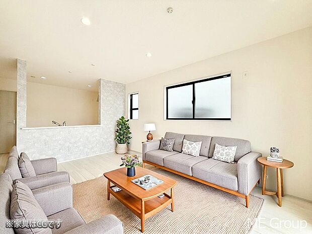 ■くつろぎと笑顔が集まる、心温まるリビング