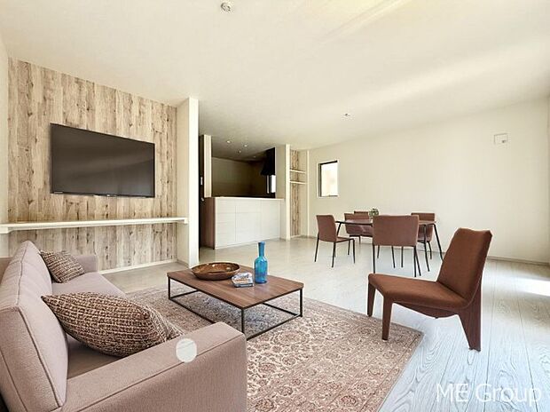 ■さりげないデザインが日常をセンスよく演出※家具はCGです